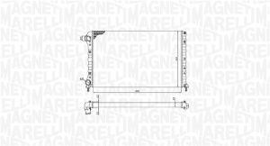 Radiator racire motor potrivit FIAT DOBLO, DOBLO/MINIVAN 1.2-1.9D 03.01- - Img 3