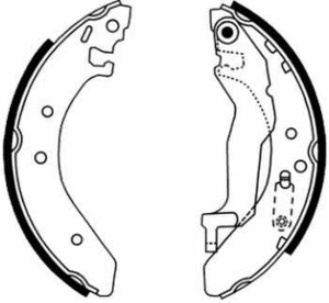 Sabot frana potrivit HONDA ACCORD IV, ACCORD VI, CIVIC VI, CONCERTO, CR-V I; MG MG ZR, MG ZS; ROVER 200, 200 II, 25 I, 400, 400 II, 45 I, COUPE, STREETWISE 1.1-2.3 08.89-10.05 - Img 2