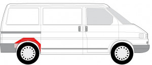 Segment aripa Spate Dreapta (model scurt) potrivit VW TRANSPORTER T4 07.90-12.03 - Img 2