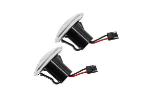 Semnalizator lampa lateral stanga/dreapta transparent, LED potrivit ABARTH 500 / 595 / 695, 500C / 595C / 695C; ALFA ROMEO 4C; FIAT 500, 500 C; FORD KA; LANCIA YPSILON 0.9-1.8 dupa 2003 - Img 2