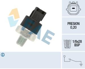 Senzor presiune ulei (0,2bar; 1 pin; negru) potrivit INFINITI FX; NISSAN 370Z, CUBE, INTERSTAR, MICRA C+C III, MICRA III, MICRA IV, MURANO II, NOTE, NP300, NV200, NV200 / EVALIA 1.2-4.5 05.00- - Img 2