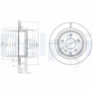 Set discuri frana (2 buc.) Spate Dreapta/Stanga potrivit INFINITI G; NISSAN 350Z, JUKE, LEAF, QASHQAI I, ROGUE, X-TRAIL, X-TRAIL I, X-TRAIL II; RENAULT KOLEOS I 1.5D-Electric 06.01- - Img 2