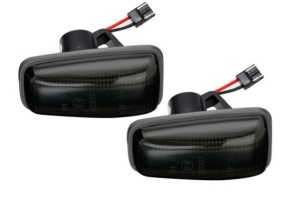 Set lumini semnalizare stanga/dreapta (fumuriu, LED, dinamic) potrivit CITROEN BERLINGO, BERLINGO/MINIVAN, EVASION, JUMPY I, SAXO, XANTIA, XM, XSARA, ZX; FIAT ULYSSE; PEUGEOT 106 I, 106 II 1.0-Electric 05.89-12.15 - Img 1