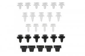 Set montaj clipsuri potrivit FORD FIESTA V, FOCUS I, FOCUS I/combi, FUSION 1998-2012 - (aplicatie: garnituri pentru usi)