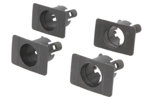 Set montaj senzori parcare Spate potrivit AUDI A3 8P HATCHBACK 3D 2003-2008 - (4 buc)