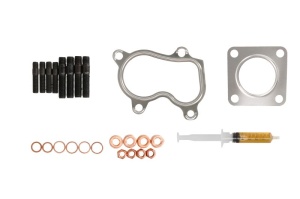 Set montaj turbocompresor (cu garnituri) potrivit CHRYSLER GRAND VOYAGER III, RAM, VOYAGER III, VOYAGER IV; ISUZU D-MAX I, TROOPER II; OPEL fataERA A, fataERA A SPORT 2.5D-3.1D 08.91-06.12 - Img 1