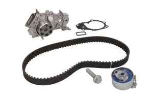 Set pompa apa + curea dintata potrivit DACIA LOGAN, LOGAN II, LOGAN MCV II, SANDERO, SANDERO II; NISSAN KUBISTAR; RENAULT CLIO II, CLIO III, CLIO III/HATCHBACK, CLIO IV 1.0-1.2LPG 01.01- - Img 1
