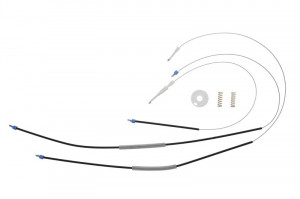 Set reparat macara geam fata stanga/dreapta potrivit FORD FOCUS II 2006-2010 - (cabluri)