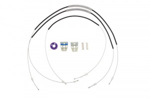 Set reparatie macara geam fata Stanga potrivit VW POLO V dupa 2009