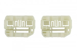 Set reparatie macara geam Stanga Fata potrivit HYUNDAI I30 2007-2012 - (2 alunecari)