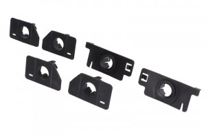 Set suporti senzori parcare Fata 6 buc., plastic, negru potrivit OPEL ZAFIRA C 10.11- 10.11-11.16 - Img 1