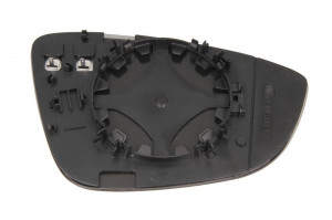 Sticla oglinda exterioara Stanga potrivit VW BEETLE, EOS, JETTA IV, PASSAT B7 ALLTRACK, PASSAT B6, PASSAT B7, PASSAT B7/combi, SCIROCCO III dupa 2006 - (plat, incalzita, crom) - Img 2