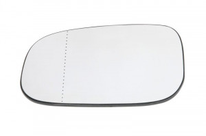Sticla oglinda stanga asferic, incalzita, crom VOLVO C30, C70, S60 intre 2004-2010 - Img 1