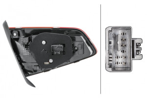 Stop lampa spate Dreapta (partea interioara, LED) potrivit VW PASSAT ALLTRACK B8, PASSAT B8 08.14- - Img 4