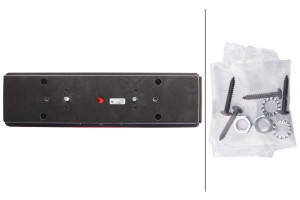 Stop lampa spate Stanga (P21W/R5W) potrivit VW LT 28-35 II, LT 28-46 II 05.96-07.06 - Img 4