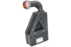Stop spate dreapta EARPOINT (12V, cu intermitent, cu stop, lumina de parcare, reflector triunghiular, cu lampă cu braț prelungitor, suruburi, numar conexiuni: 5, conector: Bayonet 5PIN) - Img 3