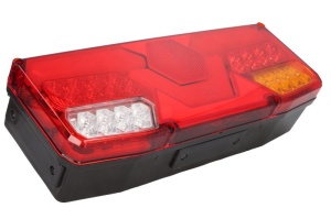 Stop spate dreapta (LED, 12/24V, cu intermitent, cu lumina de ceata, lumina de marșarier, cu lumina stop, lumini parcare, reflector, conector: Tyco 7PIN Bayonet) - Img 3