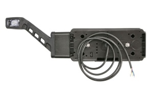 Stop spate dreapta (LED, 12/24V, cu intermitent, cu lumina de ceata, lumina de marșarier, cu lumina stop, lumini parcare, reflector, cu lampă cu braț prelungit, indicator dinamic, lungimea cablu : 2m) - Img 2