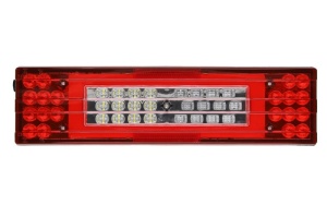 Stop spate dreapta (LED, 24V, cu intermitent, cu far de ceață, lumina de marșarier, cu stop, lumină de parcare, cu iluminare placuta, reflector ) potrivit MERCEDES - Img 1