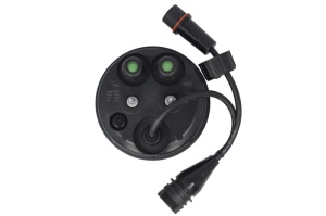 Stop spate stanga/dreapta ECOrotund (LED, 12/24V, cu intermitent, cu stop, lumina de parcare, fara proiector, lungime cablu: 0,3m, surub, conector: 2 x ASS2 2PIN/ASS2 7PIN) - Img 2