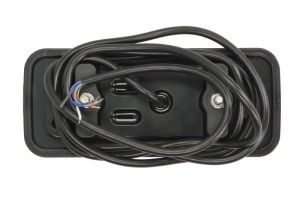 Stop spate stanga/dreapta (LED, 12/24V, cu intermitent, cu lumini ceata, lumina de marșarier, cu stop, lumina de parcare, reflector, indicator dinamic, lungime cablu: 0,2m) - Img 2