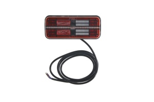 Stop spate stanga/dreapta (LED, 12/24V, cu intermitent, cu lumini ceata, lumina de marșarier, cu stop, lumina de parcare, reflector, indicator dinamic, lungime cablu: 0,2m) - Img 1