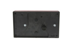 Stop spate stanga MULTIPOINT I (12/24V, cu intermitent, cu lumina de ceata, cu stop, lumina de parcare, cu iluminare placuta, reflector triunghiular, conector: 5 pin, fara bec) - Img 3