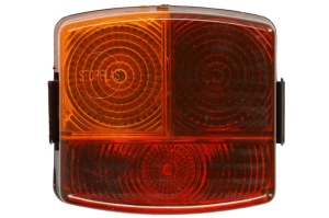 Stop spate stanga (P21W/R10W, 12V, cu intermitent, cu stop, lumina de parcare, cu iluminare placuta) potrivit DEUTZ FAHR D 10006, D 10006 A, D 13006, D 2506, D 2807, D 3006, D 3006 P, D 3607, D 4006 - Img 1