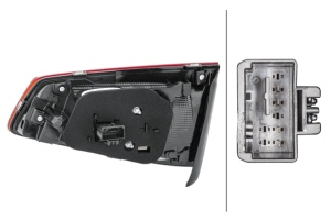 Stop spate Stanga (partea interioara, LED) potrivit VW PASSAT ALLTRACK B8, PASSAT B8 08.14- - Img 4