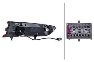 Stop stanga (exterior, LED) potrivit PORSCHE MACAN 95B 02.14-06.18 - Img 4