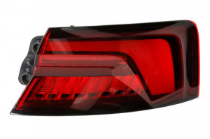 Stop tripla lampa spate dreapta potrivit AUDI A5 dupa 2016 - (interior, LED, culoare sticla fumuriu, carcasa neagra)