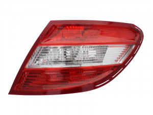 Stop tripla lampa spate dreapta potrivit MERCEDES Clasa C LIMUZINA 2007-2011 - (Semnalizator alb, culoare sticla: rosu)