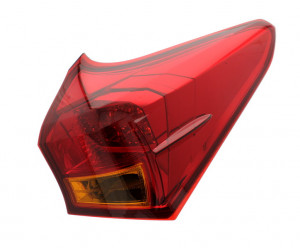 Stop tripla lampa spate dreapta potrivit TOYOTA AURIS COMBI 2012-2015 - ( exterior , Semnalizator portocaliu, culoare sticla: rosu)