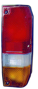 Stop tripla lampa spate dreapta potrivit TOYOTA LAND CRUISER OFF-ROAD 5 usi 1984-1996 - (Semnalizator portocaliu, culoare sticla: rosu)
