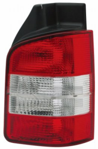 Stop tripla lampa spate dreapta potrivit VW TRANSPORTER BUS/CAROSERIE/ 2003-2009 - (Semnalizator alb, culoare sticla: rosu)