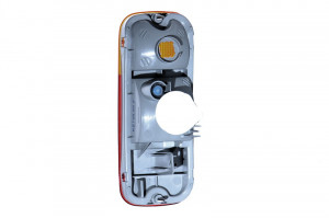 Stop tripla lampa spate stanga potrivit SUZUKI GRAND VITARA OFF-ROAD 1998-2005 - (Semnalizator portocaliu, culoare sticla: rosu) - Img 4
