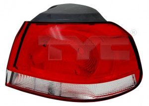 Stop tripla lampa spate stanga potrivit VW GOLF HATCHBACK 2008-2013 - ( exterior , Semnalizator alb, culoare sticla: rosu)