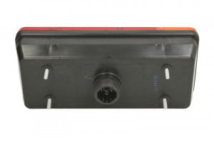 Stop tripla lampa spate stanga, sticla rosie, semnalizator galben, potrivit Fiat Ducato, Citroen Jumper, Peugeot Boxer platforma/sasiu (1994-2014) - Img 2