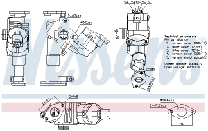 Supapa EGR potrivit BMW 1 (E81), 1 (E82), 1 (E87), 1 (E88), 3 (E90), 3 (E91), 3 (E92), 3 (E93), 5 (E60), 5 (E61) 1.6/2.0 06.04-12.13 - Img 4
