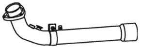 Teava esapament (lungime:490mm) potrivit MAN TGL I D0834LFL40-D0834LFLAH 04.05-03.22 - Img 2
