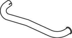 Teava esapament potrivit MERCEDES 674.010-14; 674.021-24; 674.212-214; 814; 914; DINEX LOW COST potrivit MERCEDES LK/LN2 OM354.900-OM904.907 01.84-12.98 - Img 2