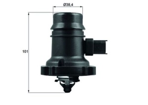 Termostat lichid racire (80°C, in carcasa) potrivit CHEVROLET VOLT; OPEL AMPERA 1.4H 11.11- - Img 1