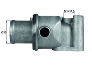 Termostat lichid racire (87°C, in carcasa) potrivit FIAT CINQUECENTO, SEICENTO / 600 0.9 07.91-12.08 - Img 1