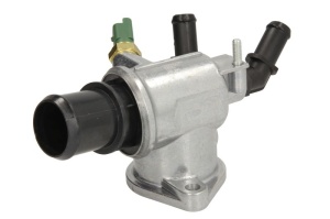 Termostat sistem racire (88°C) potrivit ALFA ROMEO 159, BRERA; CADILLAC BLS; FIAT CROMA, CROMA/KOMBI, GRANDE PUNTO, SEDICI; FORD FOCUS I; OPEL ASTRA F, ASTRA H, ASTRA H GTC 1.8-4.2D 03.92- - Img 1