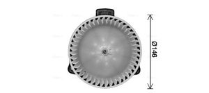 Ventilator habitaclu potrivit HONDA ACCORD V, CIVIC V, CIVIC VI, CRX III, INSIGHT, INTEGRA, PRELUDE IV 1.0H-2.3 10.91-12.06 - Img 1