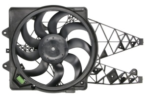 Ventilator radiator (cu carcasa) potrivit ABARTH PUNTO, PUNTO EVO; ALFA ROMEO MITO; FIAT GRANDE PUNTO, PUNTO, PUNTO EVO, PUNTO EVO/HATCHBACK, PUNTO/HATCHBACK 0.9-1.6D 10.05- - Img 1