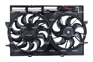 Ventilator radiator (cu carcasa) potrivit AUDI A4 ALLROAD B8, A4 B8, A5, Q5 2.7D-4.2 06.07-05.17 - Img 3