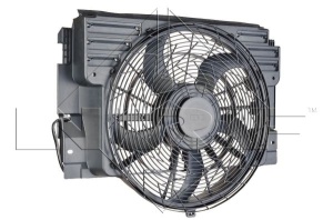 Ventilator radiator (cu carcasa) potrivit BMW X5 (E53) 3.0-4.8 01.00-10.06 - Img 1