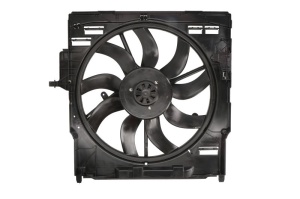 Ventilator radiator (cu carcasa) potrivit BMW X5 (E70), X6 (E71, E72) 3.0D/4.4/4.4H 10.07-07.14 - Img 1