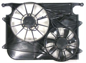 Ventilator radiator (cu carcasa) potrivit CHEVROLET CAPTIVA; OPEL ANTARA A 2.0D 08.06- - Img 1